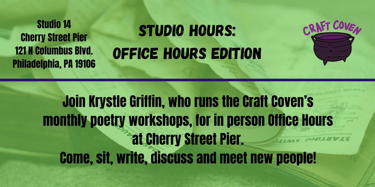 Open Studio: Office Hours Edition!