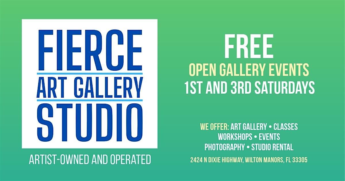 Fierce Art Gallery Studio FREE open gallery events