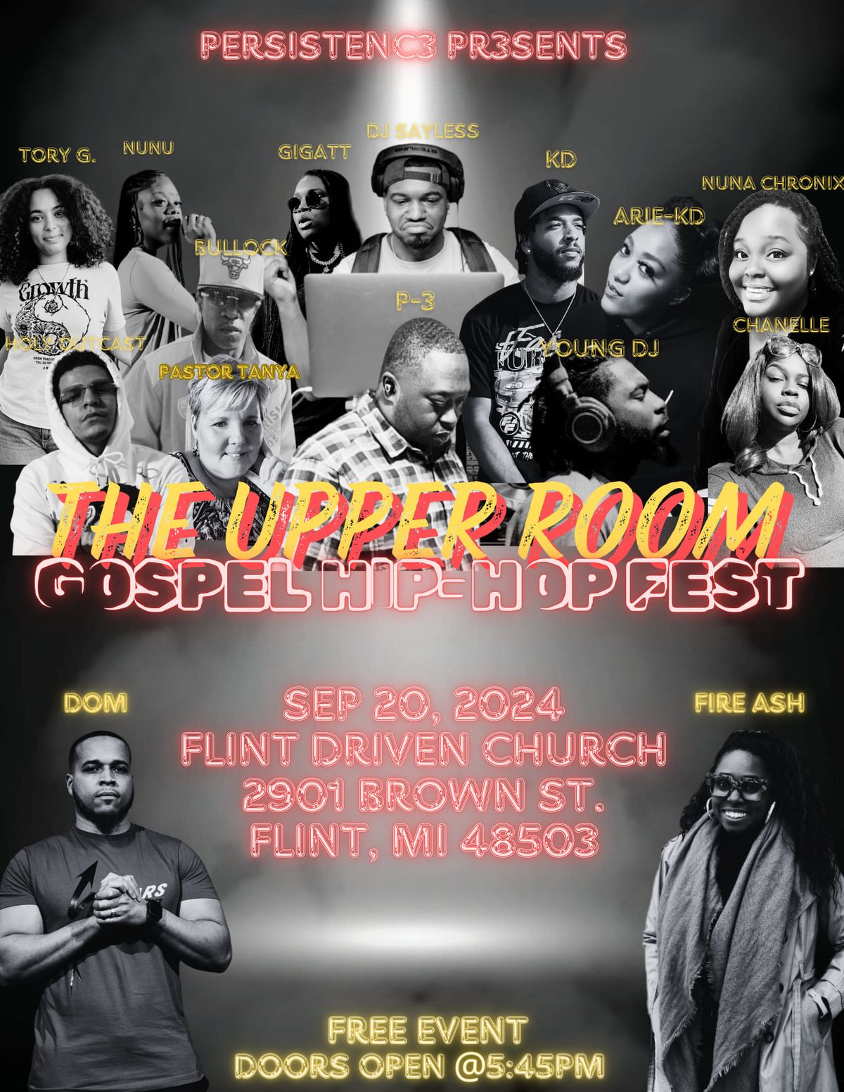 \u271d\ufe0fThe Upper Room Gospel Hip-Hop Fest\u271d\ufe0f