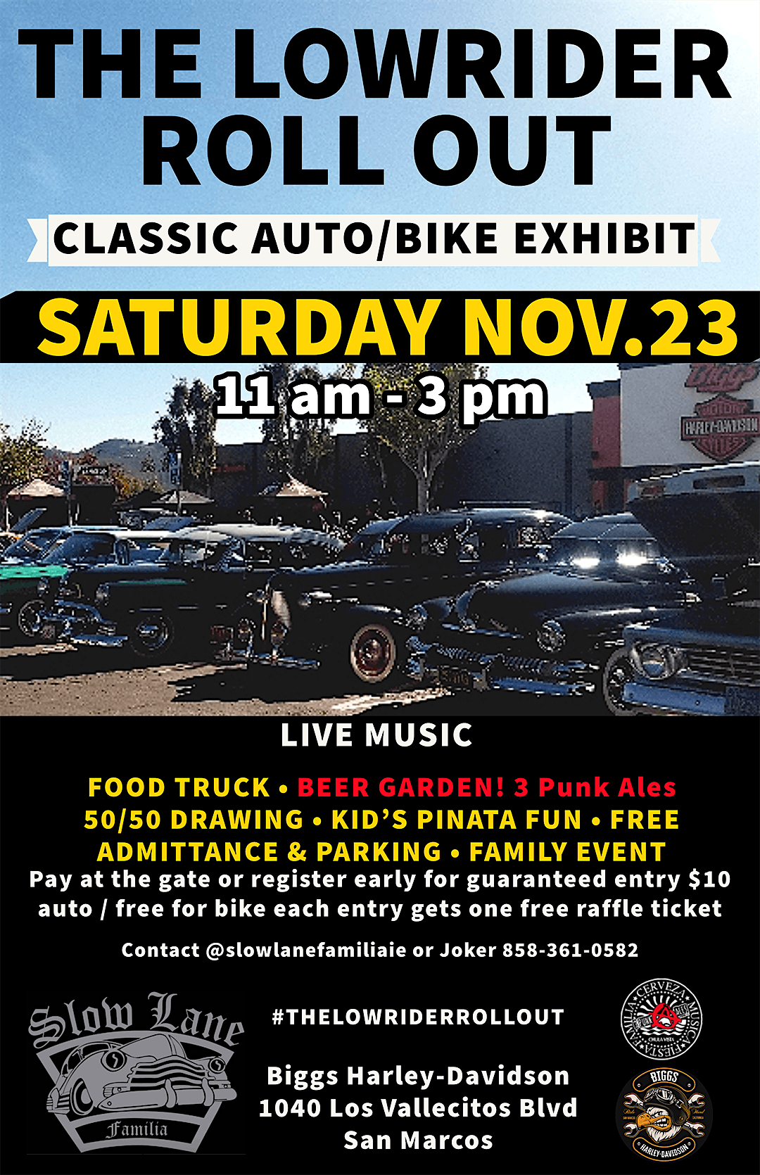 The Annual LowRider Roll Out Classic Car and Motorcycle Show & Rally