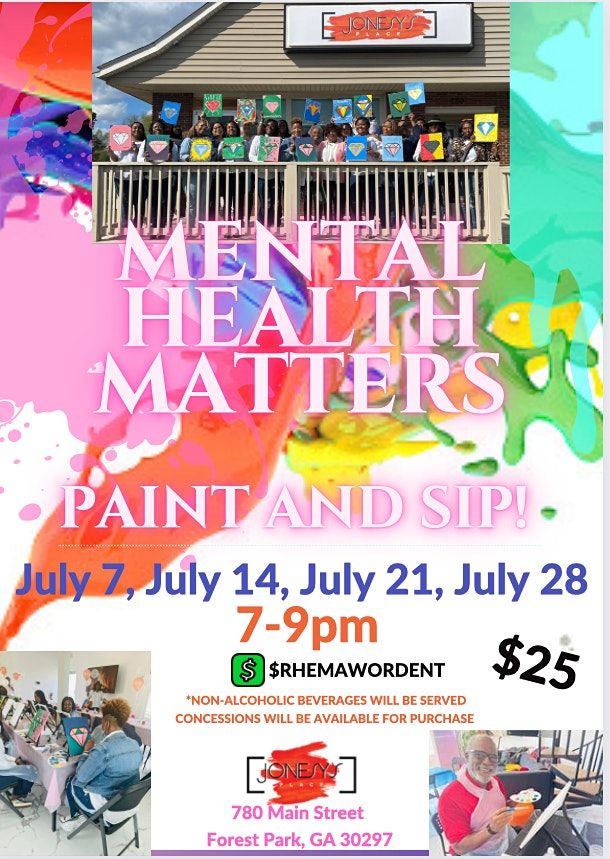 MENTAL HEALTH MATTERS PAINT AND SIP