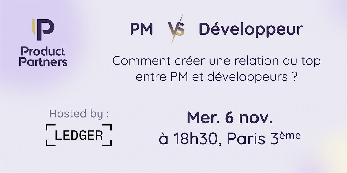 Product Partners #15 - Session PM x Dev @Ledger