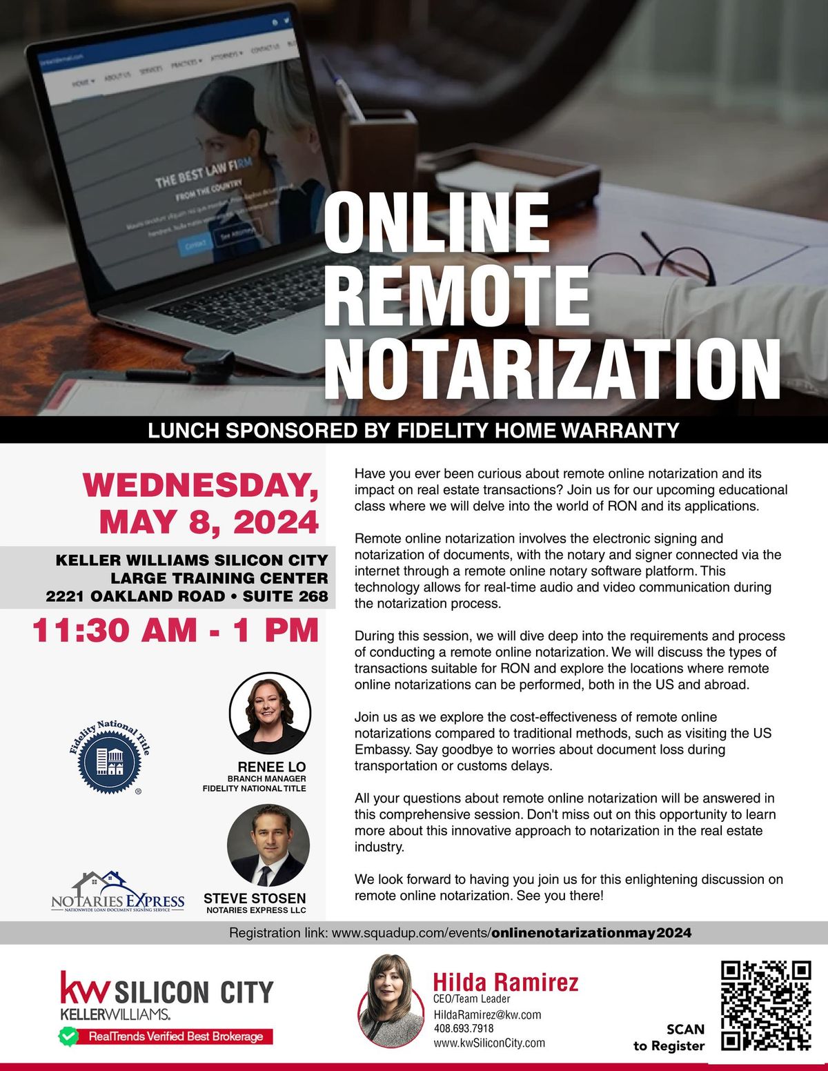 Online Remote Notarization w\/ Renee Lo & Steve Stosen