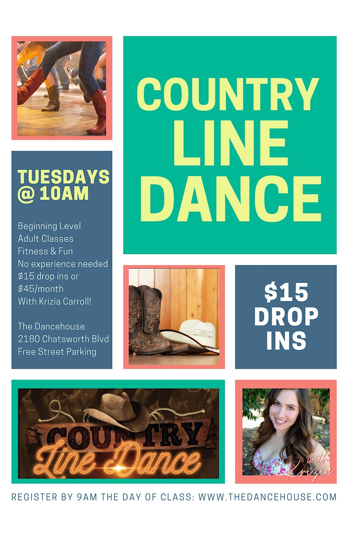 Beginning Country Line Dance Classes for Adults!