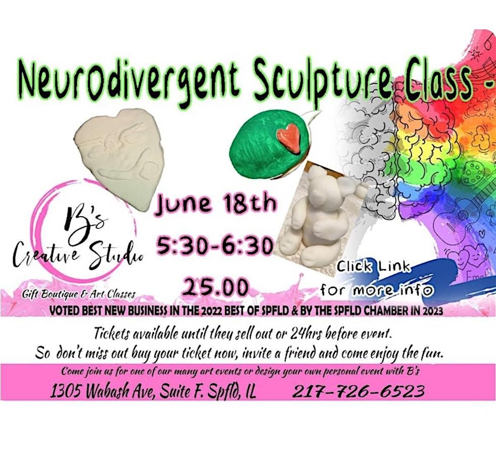 Neurodivergent Sculpture Class -