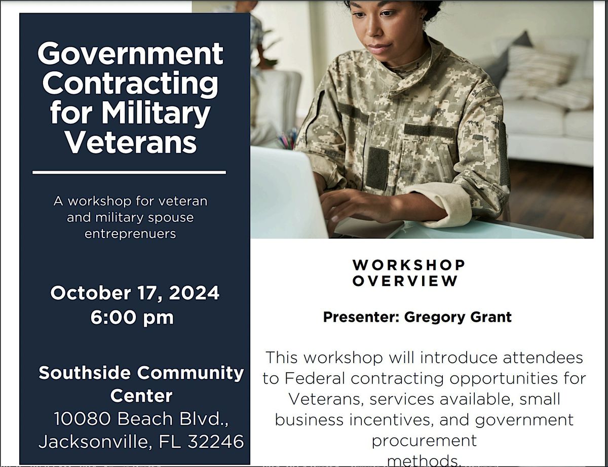 Government Contracting Opportunities for Veteran Entrepreneurs