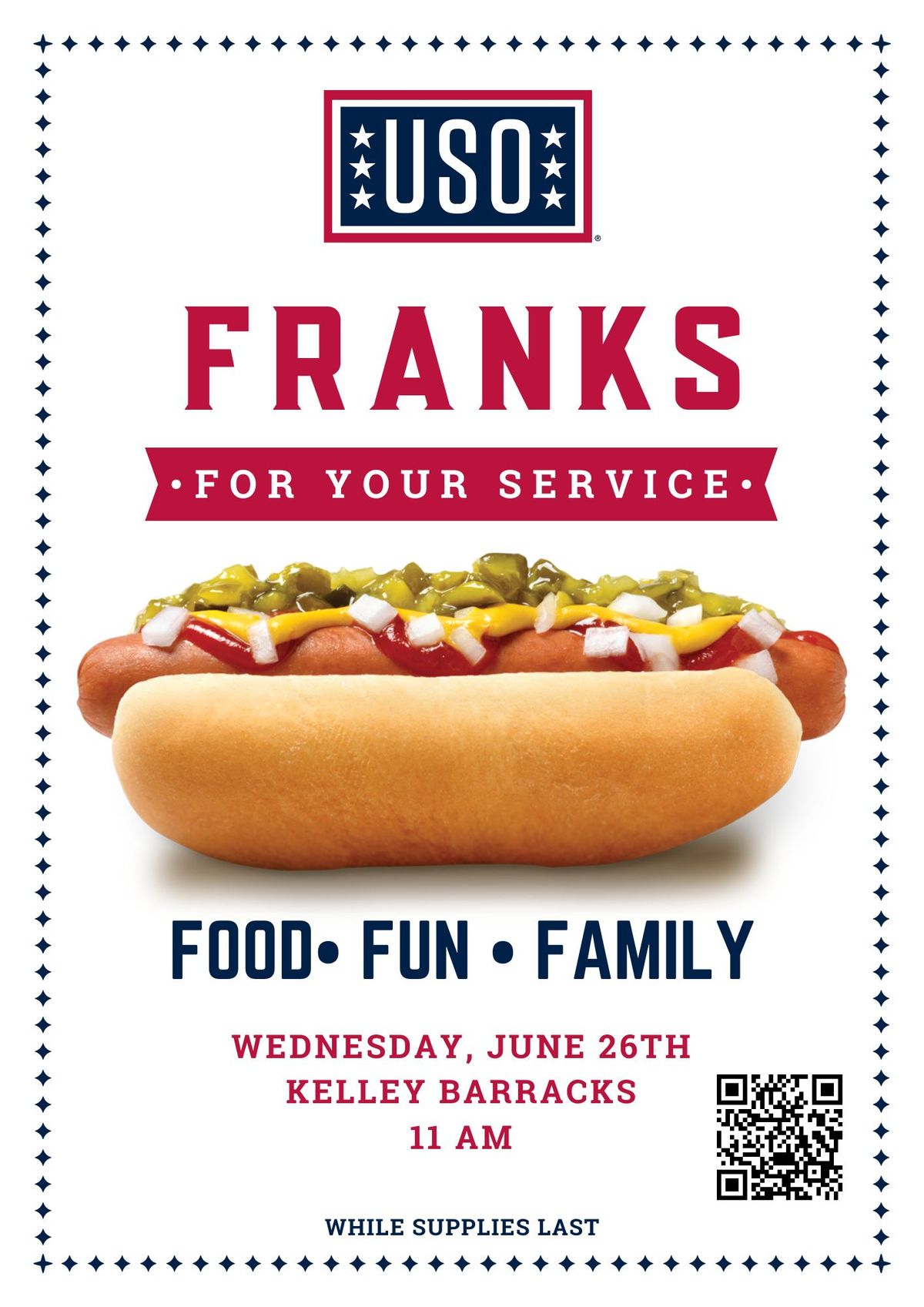 Franks For Your Service - Kelley