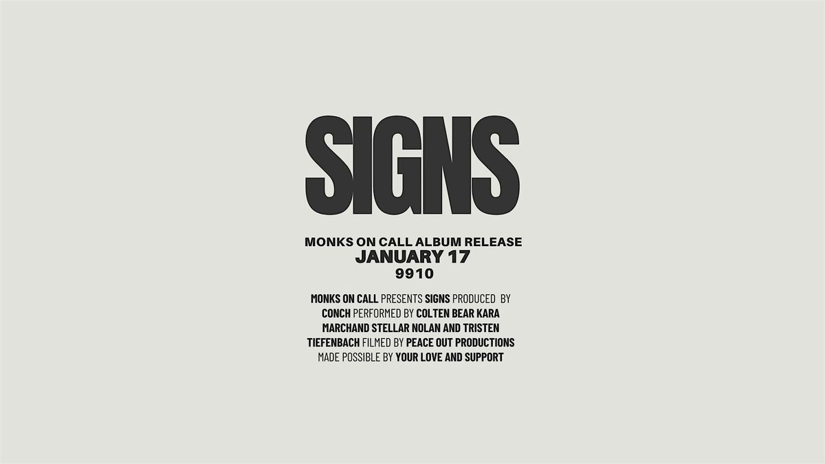 Monks On Call Album Release