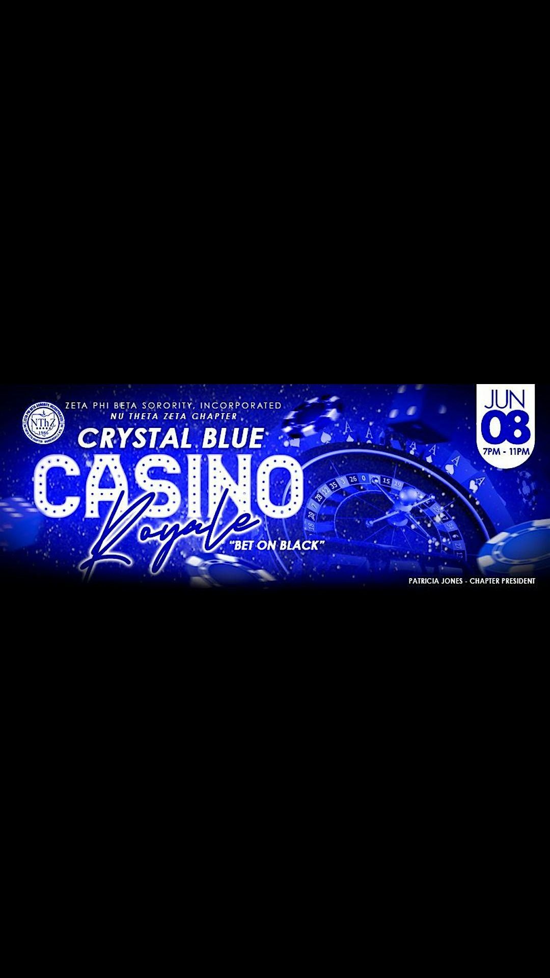 Crystal Blue Casino Royale "Bet on Black"