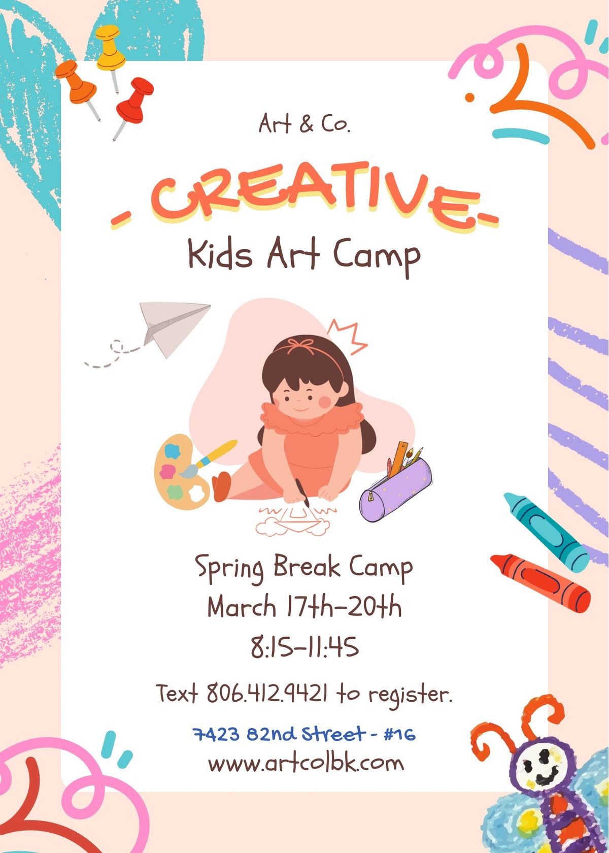 Spring Break Creative Kids Camp