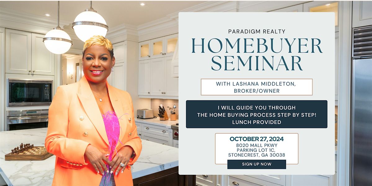 Homebuyer Seminar with Paradigm Realty