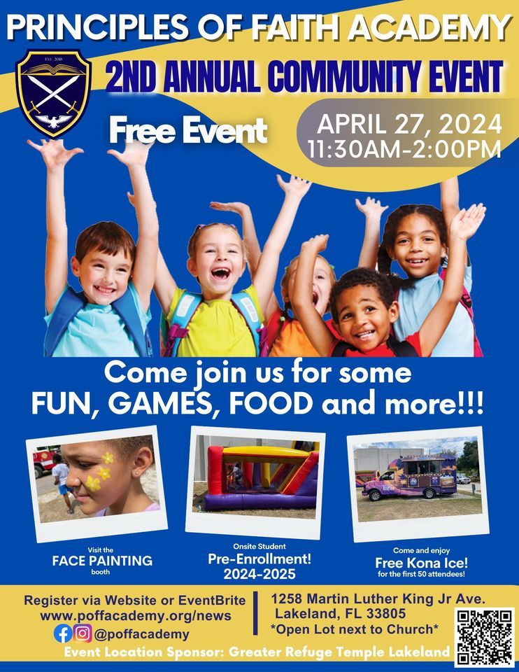 2nd Annual Community Event (FREE)