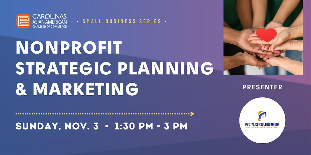 Nonprofit Strategic Planning & Marketing