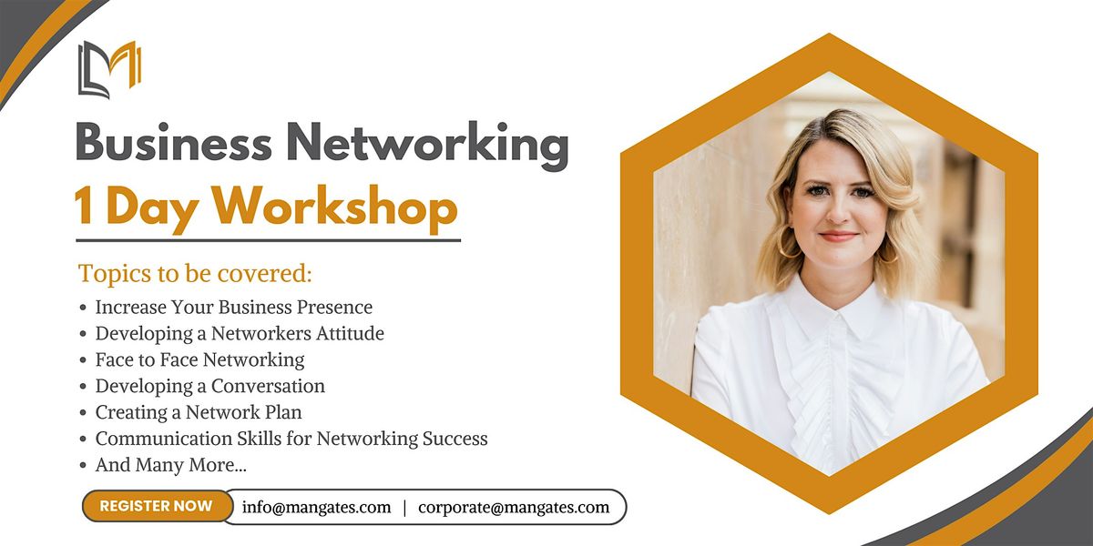 Business Networking 1 Day Workshop in Sydney, NSW on 25th Jul, 2024