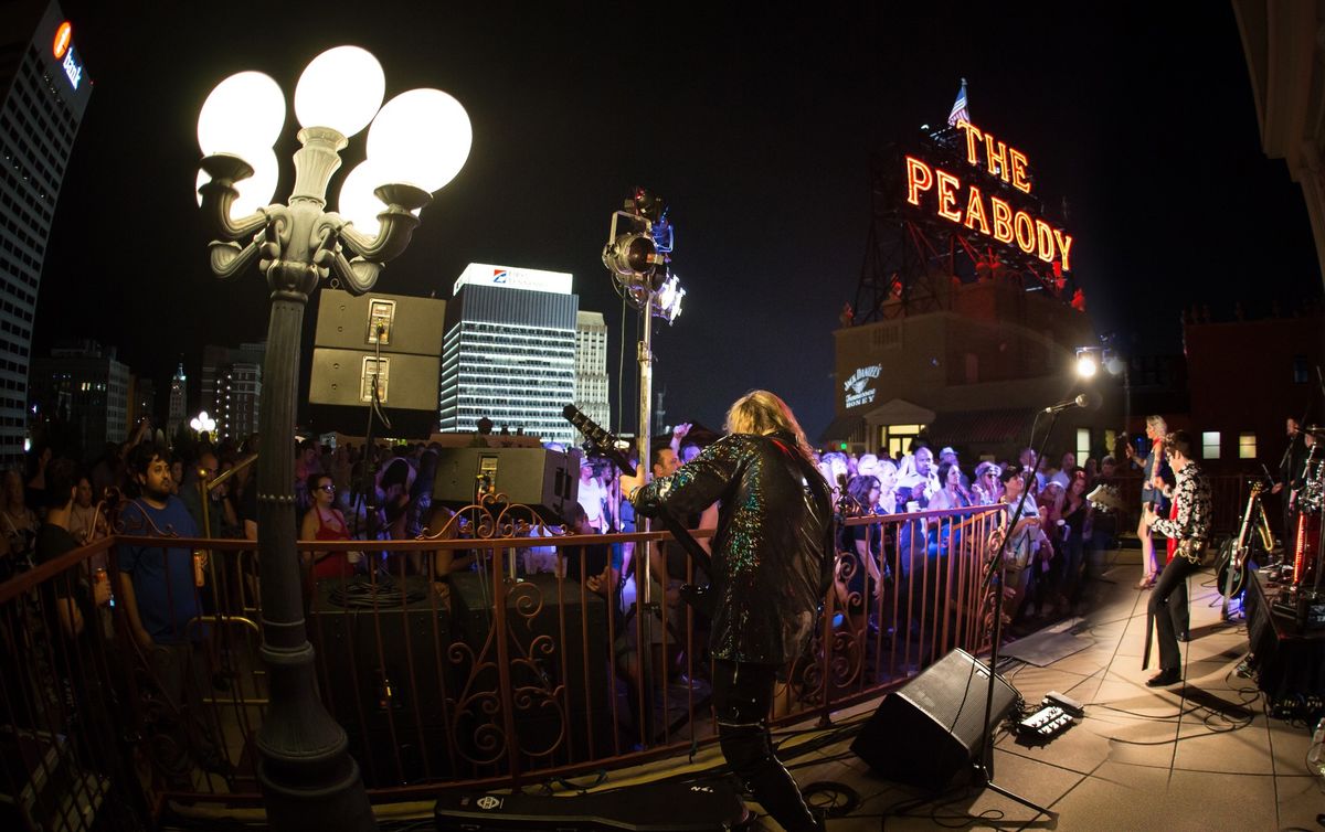 Graceland Ninjaz at Peabody Hotel Memphis Rooftop Concert