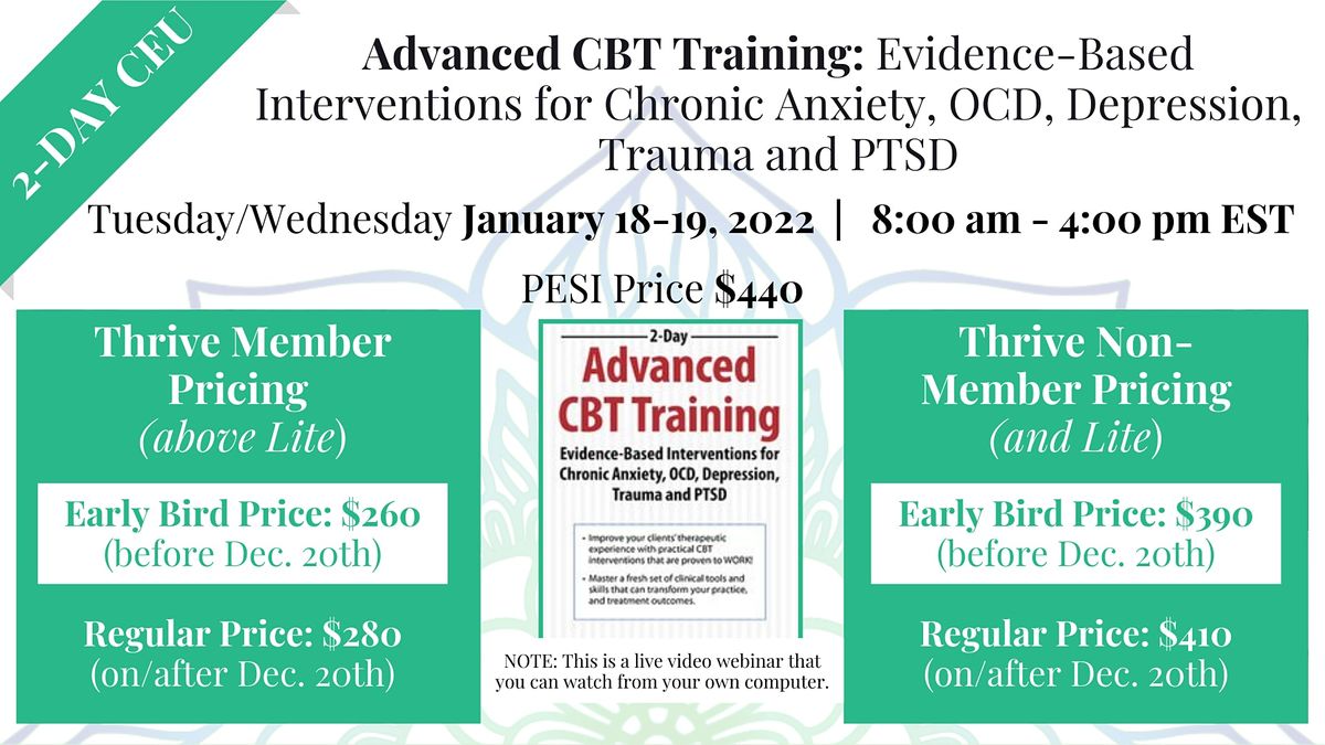 PESI CEU: Advanced CBT Training