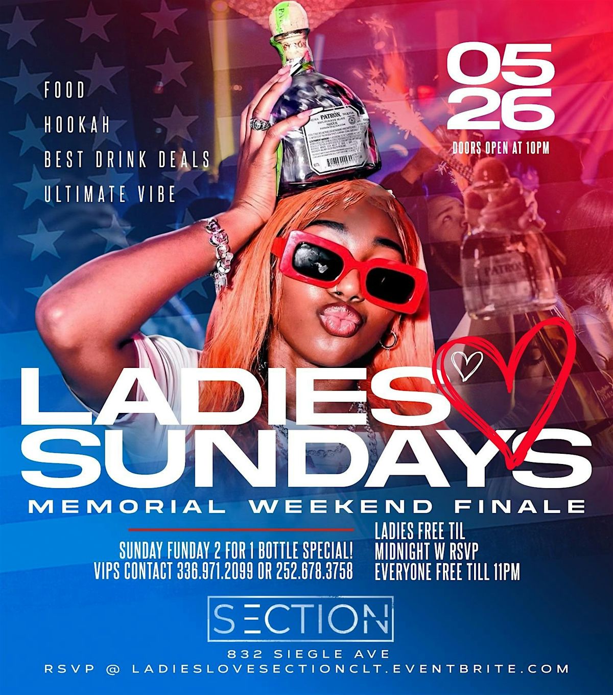 Ladies Love Sections: Memorial Weekend Sunday