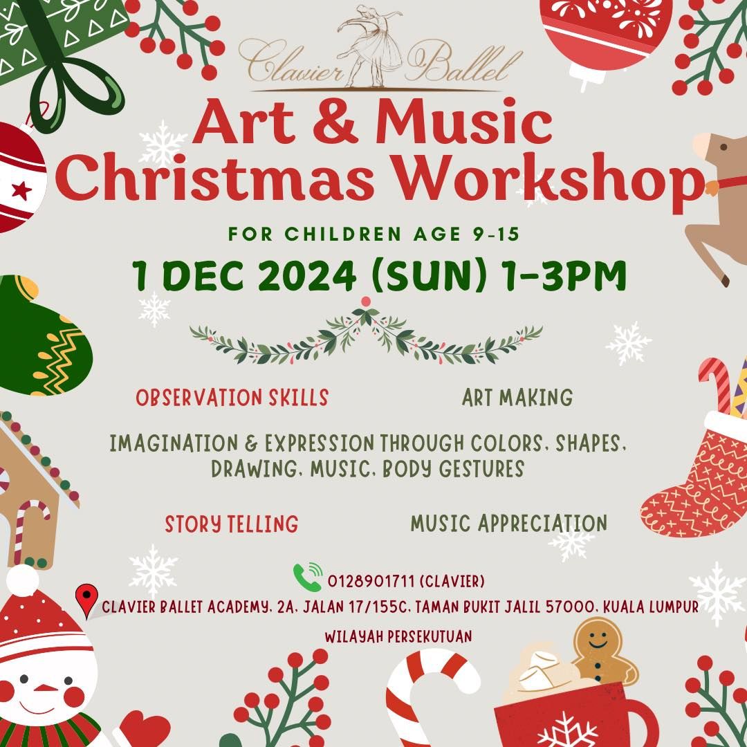 Art & Music Christmas Workshop