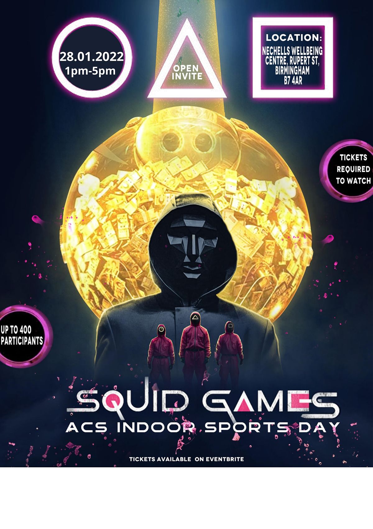 SQUID GAMES   (Birmingham Students Indoor Sports Day)