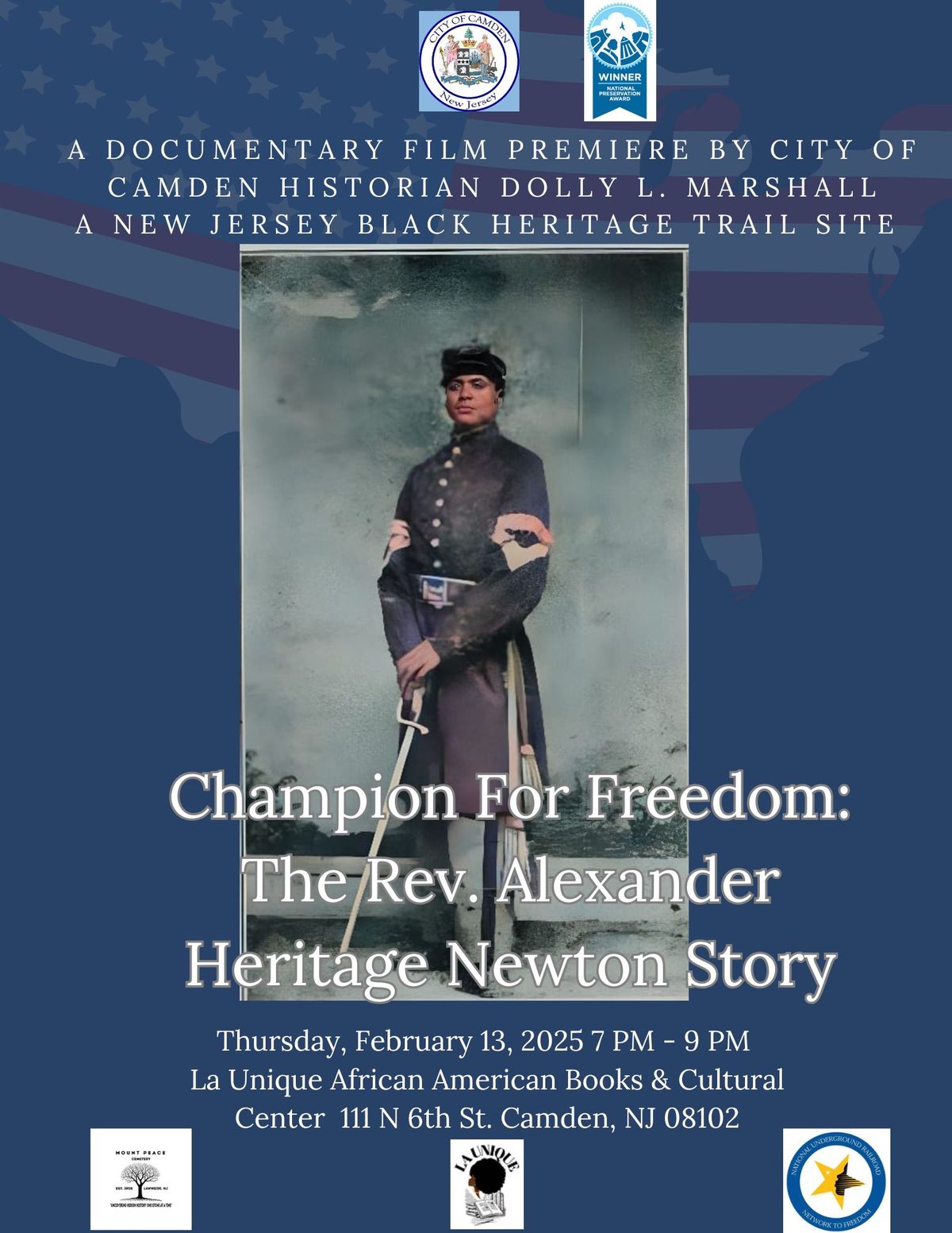 Champion For Freedom: The Reverend Alexander Heritage Newton Film Premiere 