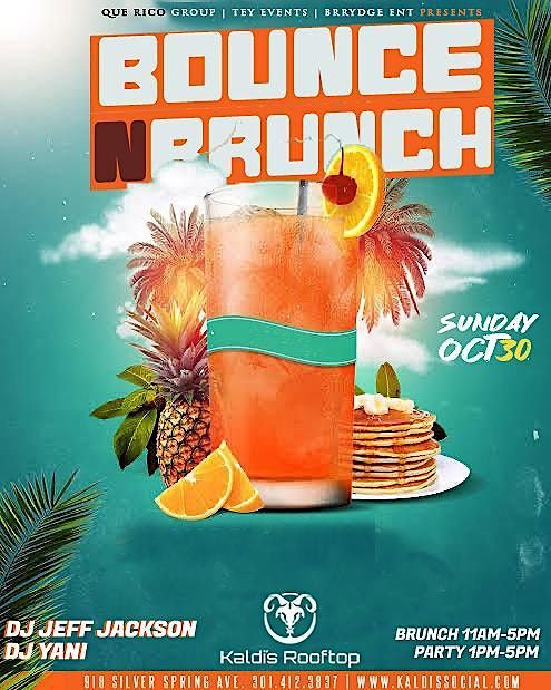 The Breakfast Club "Bounce N Brunch" Sundays at Kaldis Rooftop