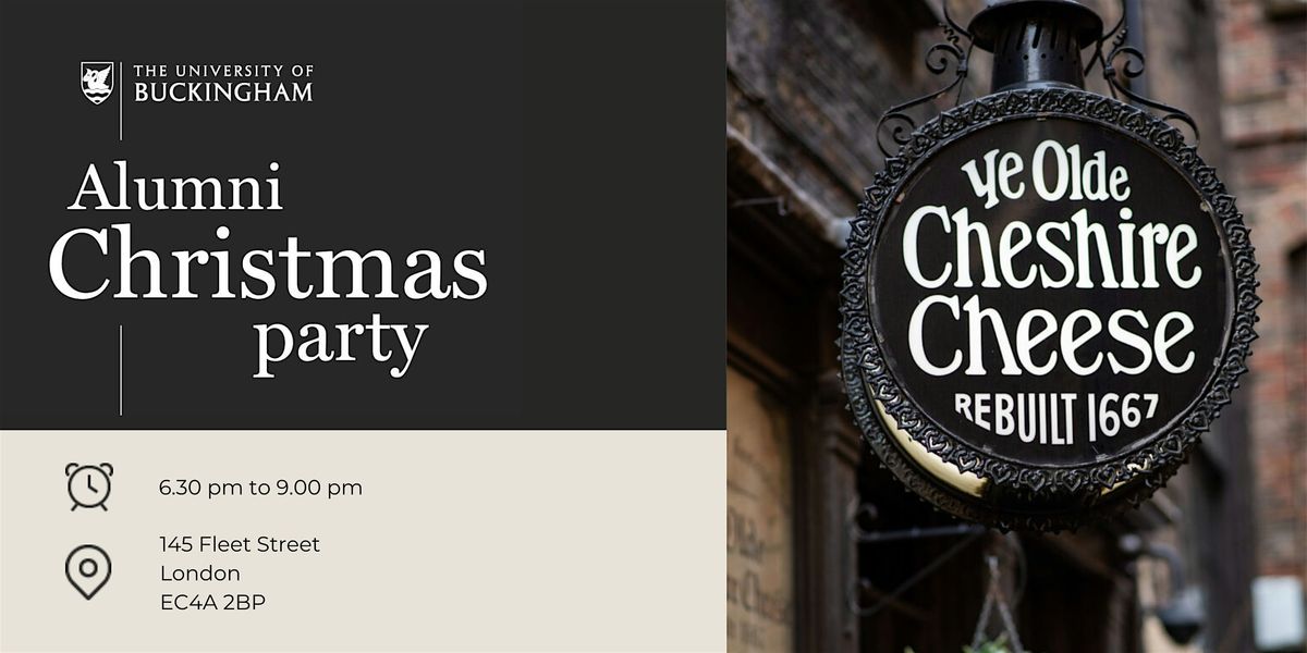 University of Buckingham Alumni Christmas Party