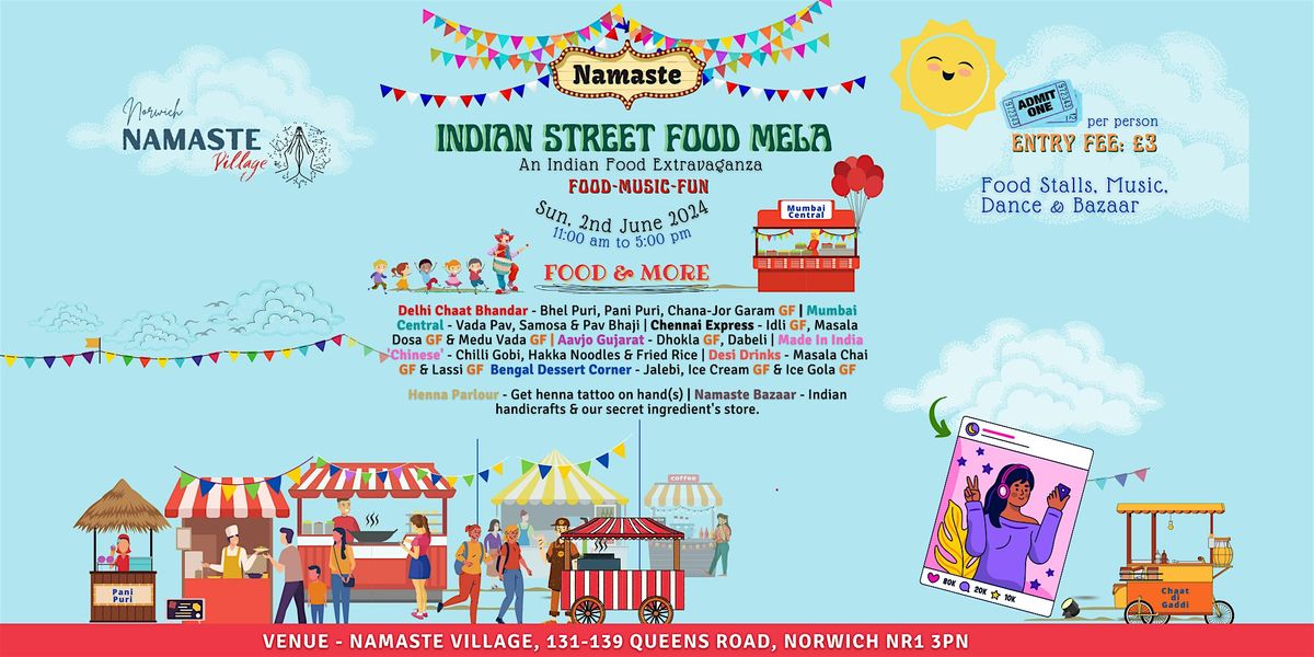 Norwich Indian Street Food Carnival - Summer 2024