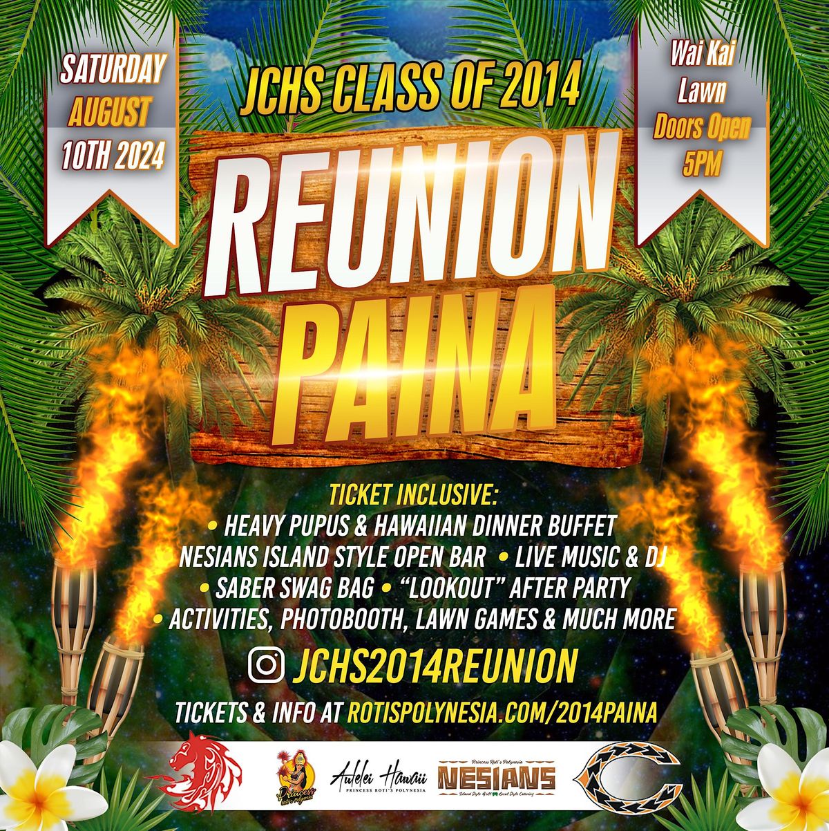 JCHS 2014 Reunion Pa'ina