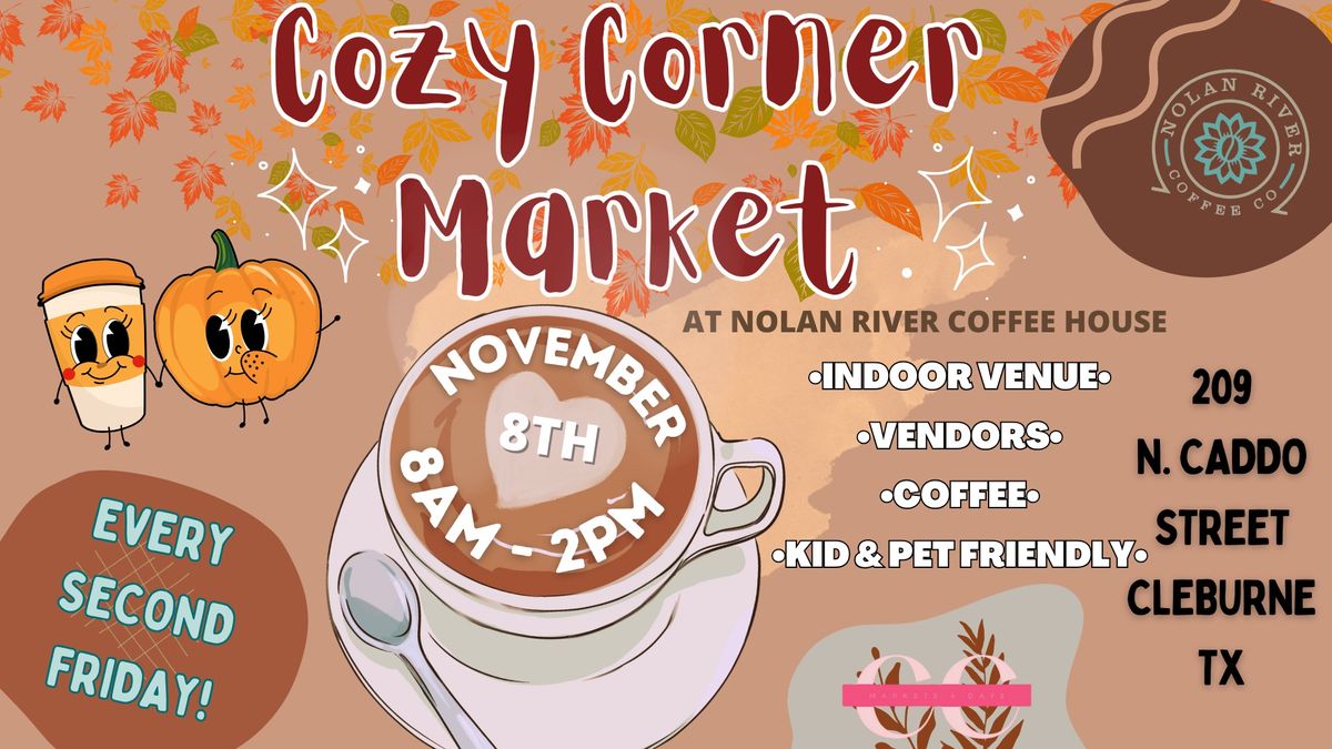 Cozy Corner Fall Market at Nolan River Coffee House