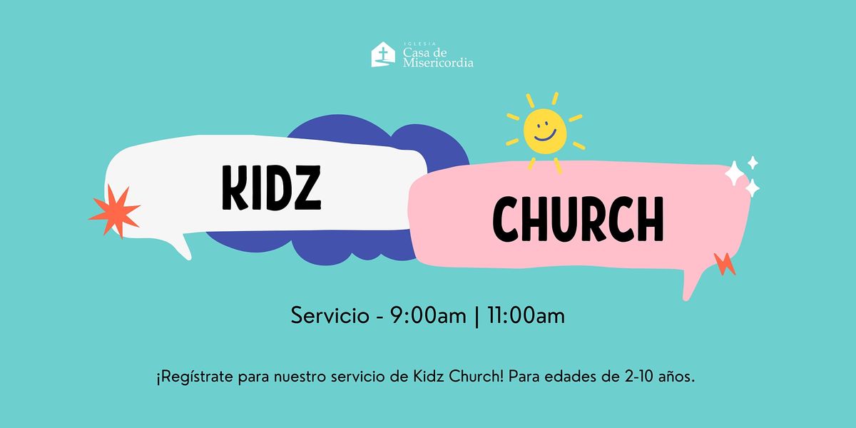 Kidz Church - Domingo, 7 de Noviembre - 9am