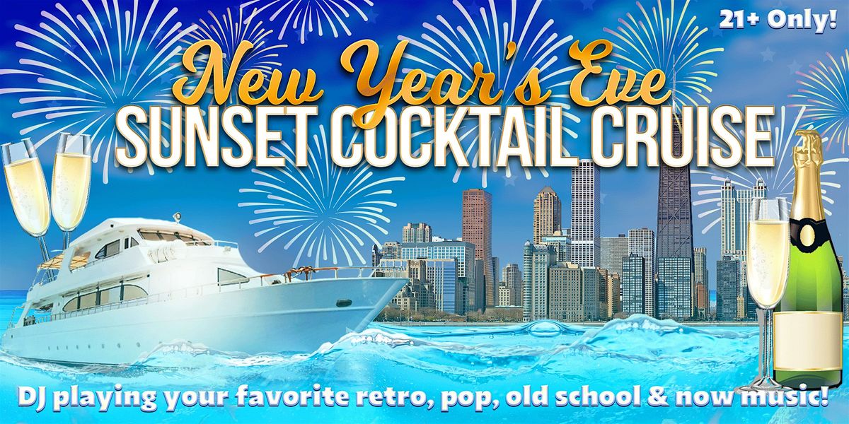 New Year's Eve Sunset Cocktail Cruise on Tuesday, December 31st