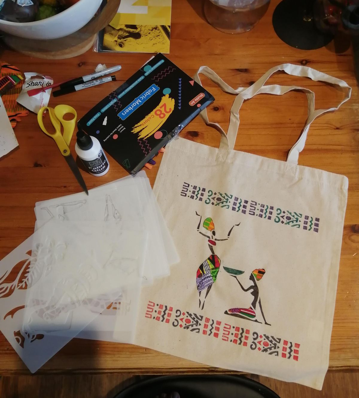 African Tote Bag Decorating Workshop at Urban Makers Summer Market 2023 ...