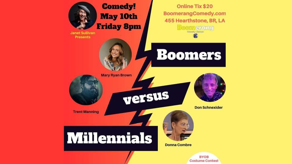 JANET SULLIVAN PRESENTS: Boomers vs. Millennials Comedy Show