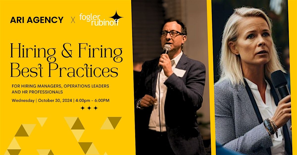 Hiring & Firing: Best Practices