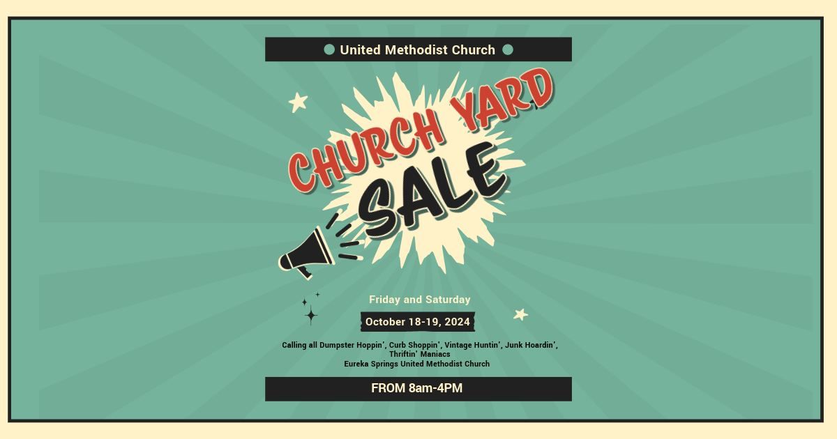 Church Yard Sale-ES United Methodist