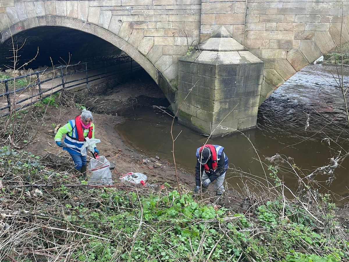 River Don  clean up at Walk Mill island