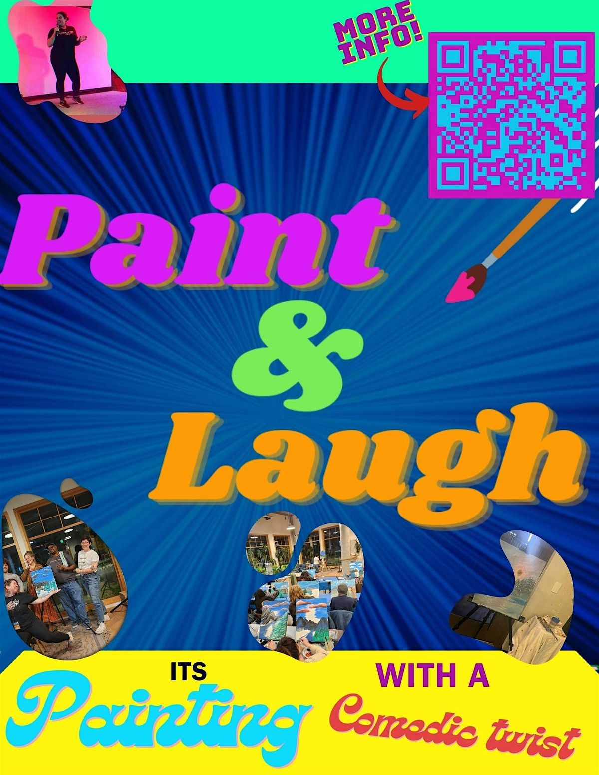 Paint and Laugh @ Binary Brewery