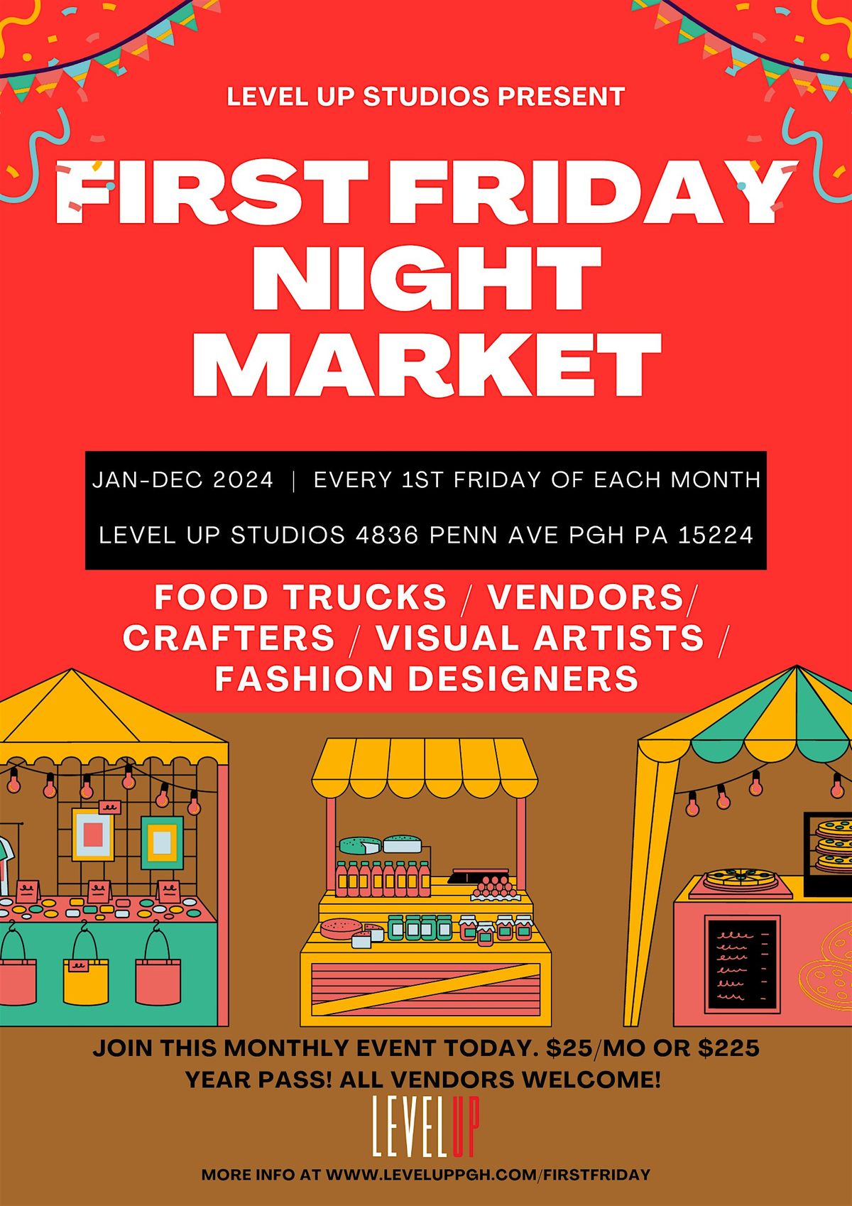 First Friday Vendor Night Market