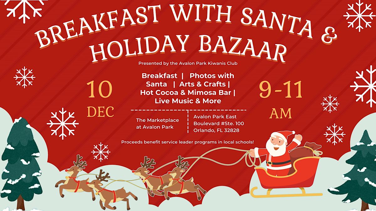 Breakfast with Santa & Holiday Bazaar