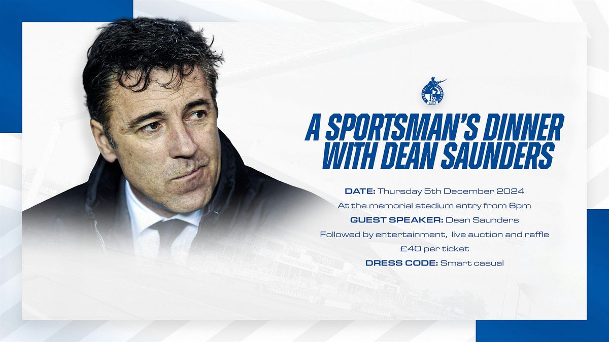 Sportsman's Christmas Dinner with Dean Saunders