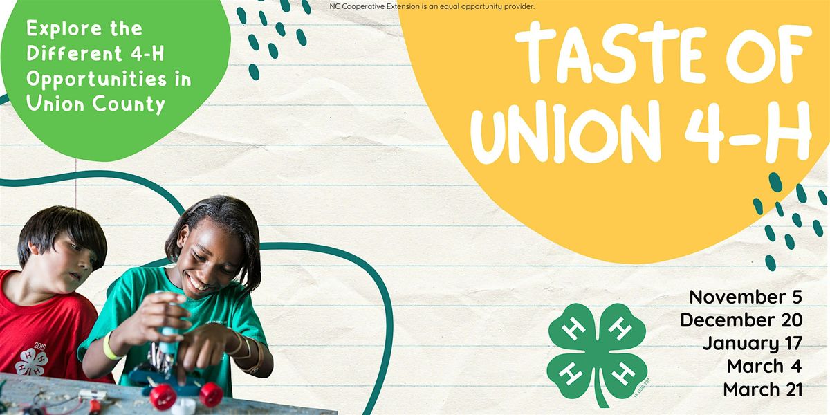 A Taste of Union 4-H