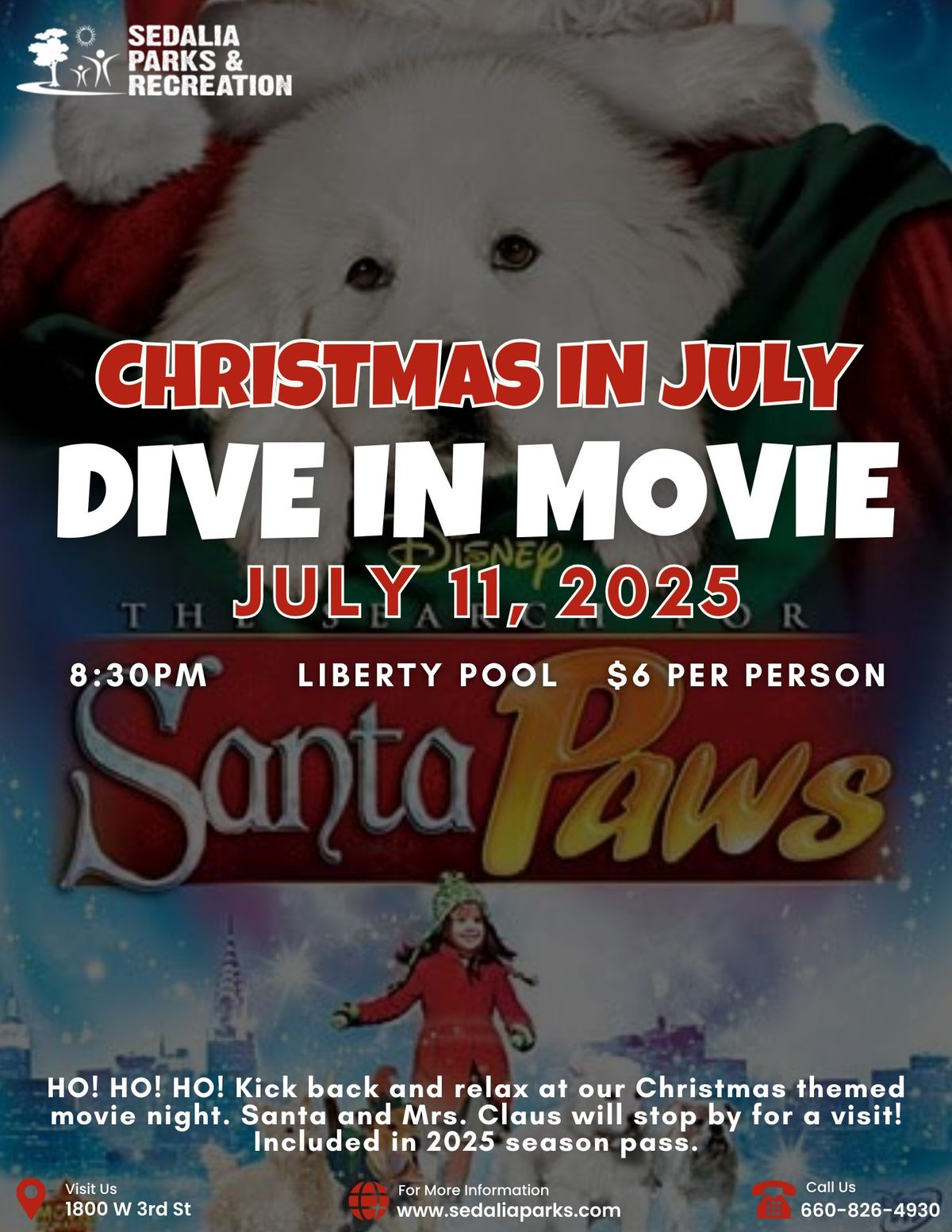 Christmas in July - Dive in Movie The Search For Santa Paws