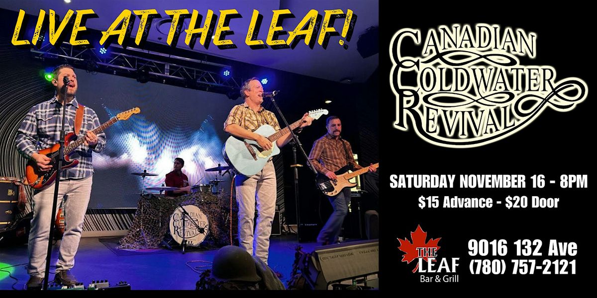 Canadian Cold Water Revival  CCR Tribute Band