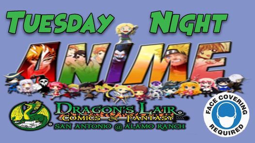 Anime Night Dragon S Lair At Alamo Ranch San Antonio 15 December