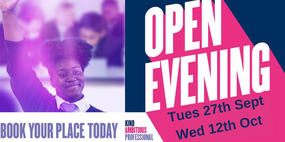 Oasis Academy Arena: Autumn Open Evenings 2022