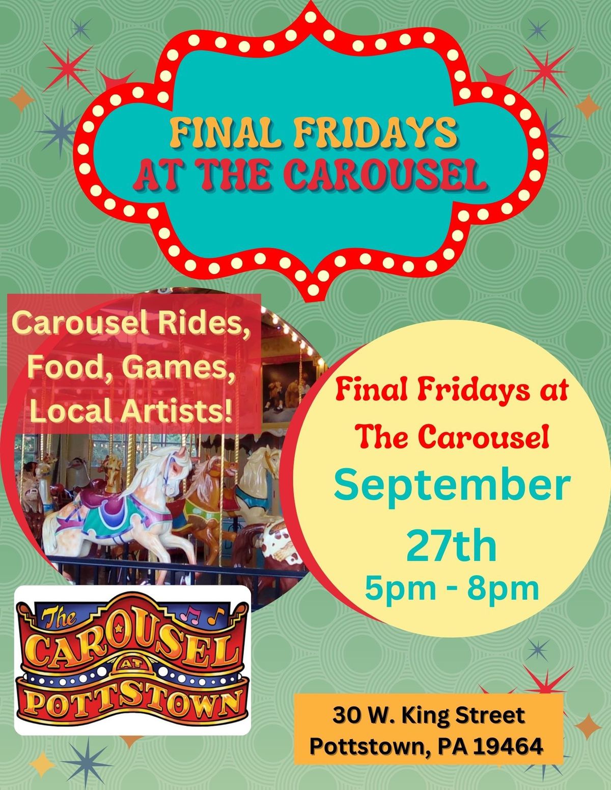 Final Fridays at The Carousel Artisan Event