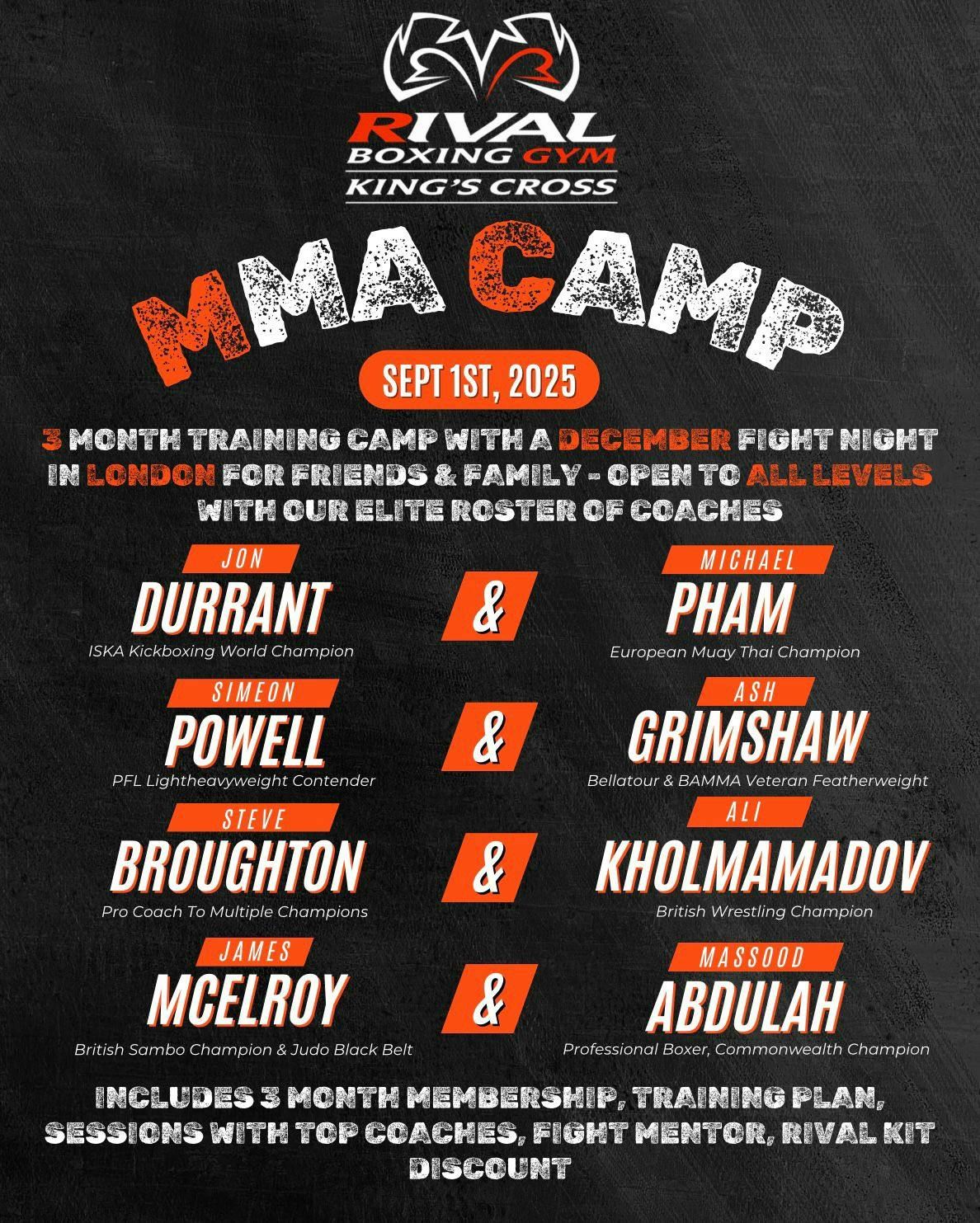 Rival Boxing Gym Kings Cross - MMA Camp