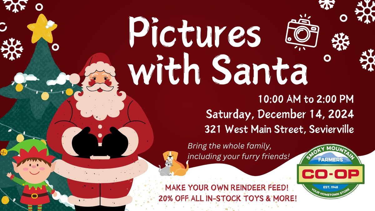 Pictures with Santa at Smoky Mountain Farmers Co-op (Sevierville)