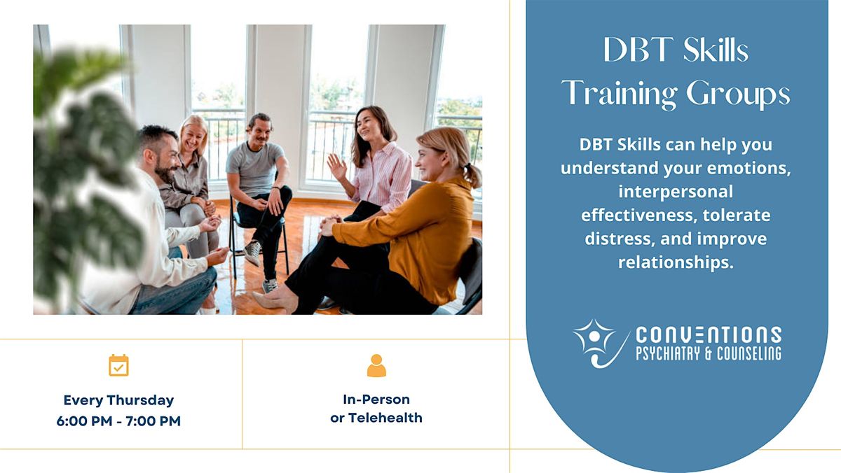 DBT Skills Training Groups In-Person