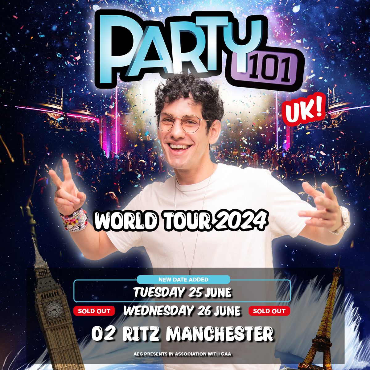 Party 101 Manchester Tickets